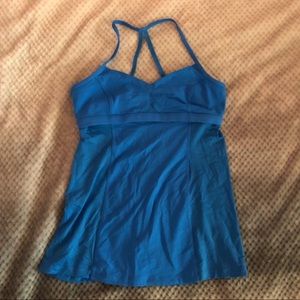 LULULEMON blue workout top